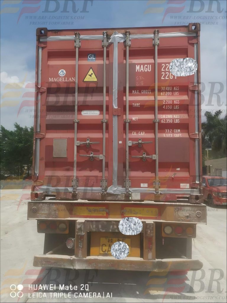 Qinzhou to Surabaya 20GP clay powder sea freight service