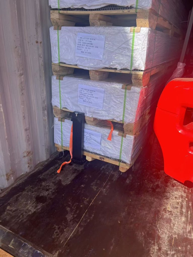 Transportdienst von Shanghai nach Brisbane | 1×20GP + 1×40HQ WPC-Terrassendielen und Lieferung per Gabelstapler durch BRF LOGISTICS