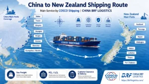 Shipping from China to New Zealand BRF Logistics