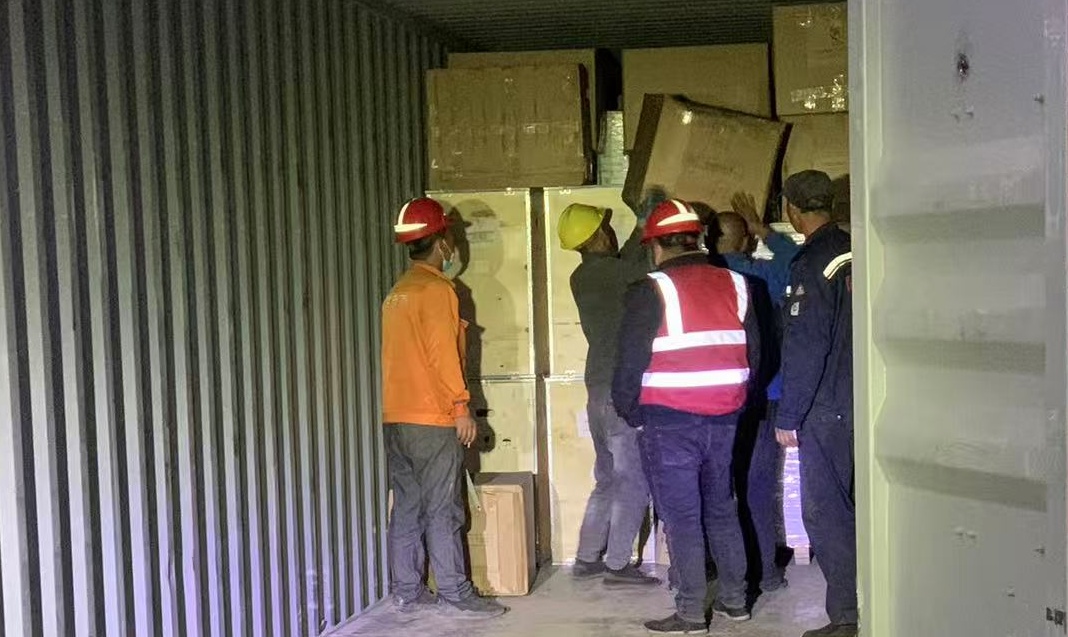 BRF Logistics container loading for China to Italy shipping