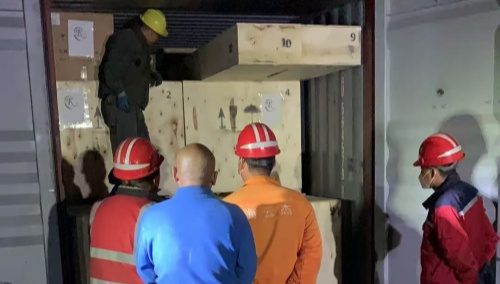 BRF Logistics commercial cargo warehouse and container loading operation