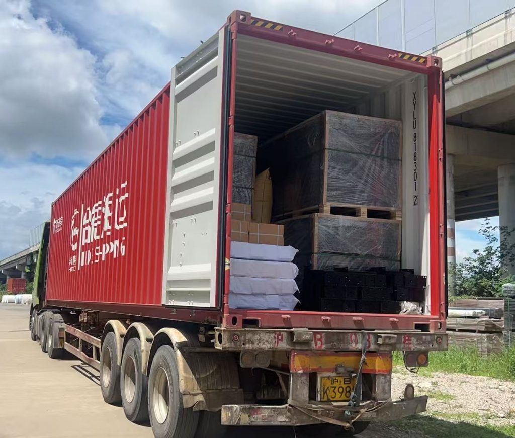 BRF Logistics container loading and supplier pickup for UK shipping