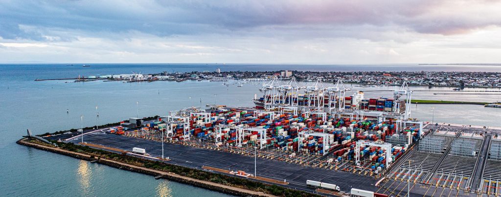 materiali da costruzione dalla Cina all'Australia.