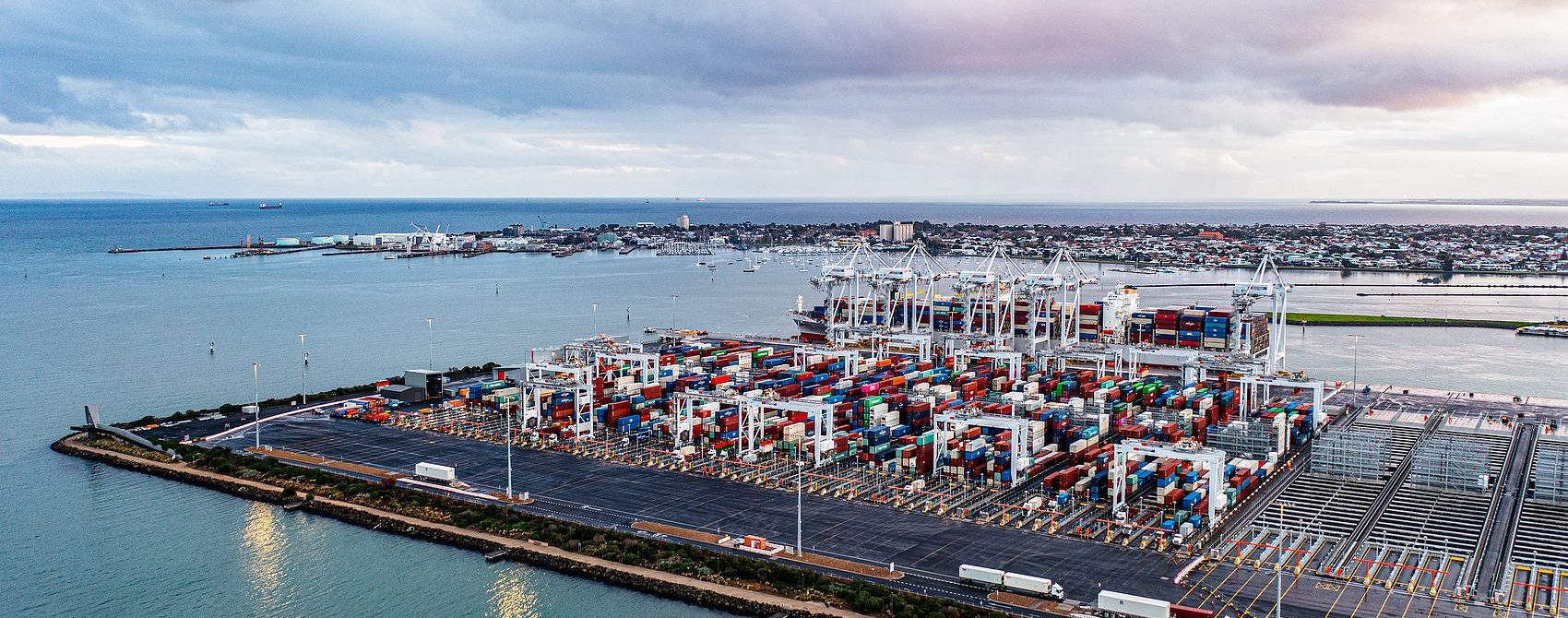 construction materials from China to Australia.