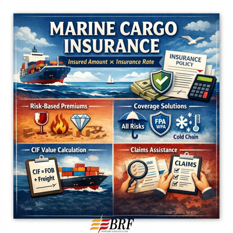 How Is Marine Cargo Insurance Calculated? - BRF LOGISTICS