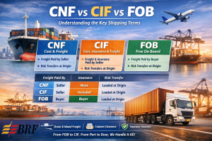CNF vs CIF vs FOB