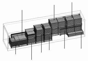Transport von 40-HQ-Containern mit Aluminiumzäunen und -toren vom Hafen Qingdao zum Hafen Sydney