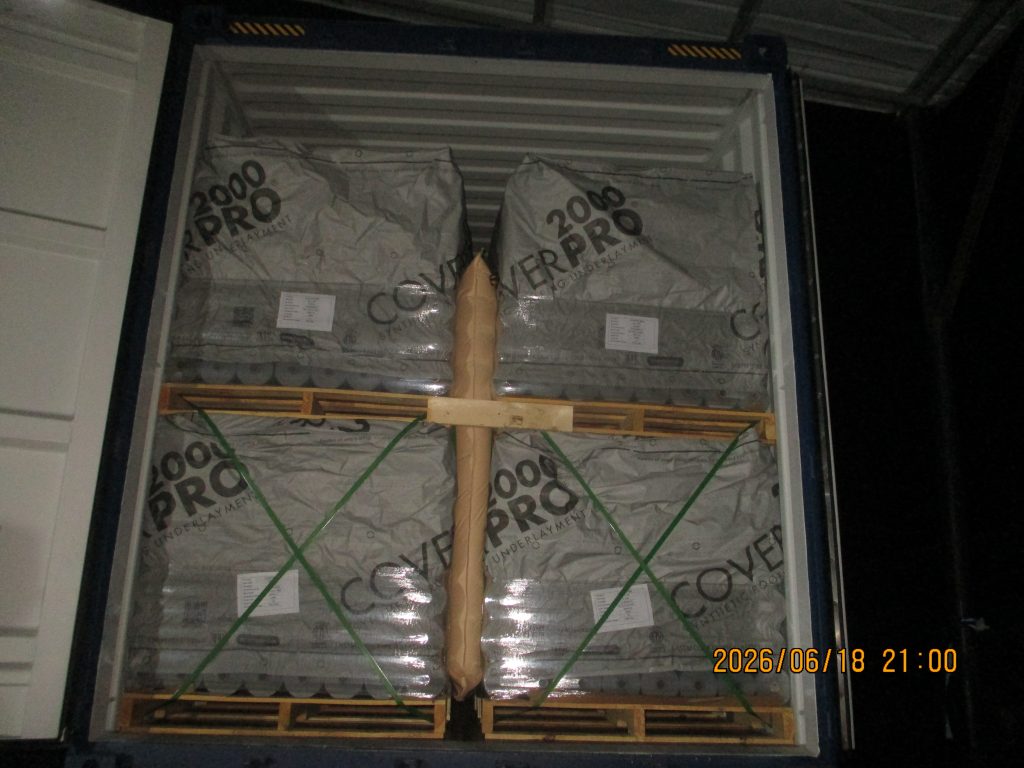 Pengiriman Barang dengan Terpal dari Qingdao, Tiongkok ke Houston, AS