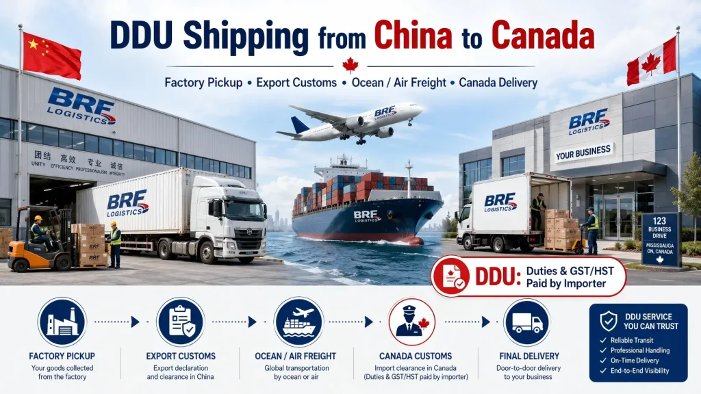 DDU Shipping from China to Canada What Importers Need to Know