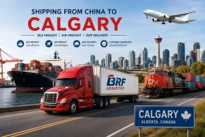 Shipping from China to Calgary
