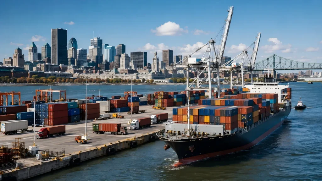 Shipping from China to Montreal