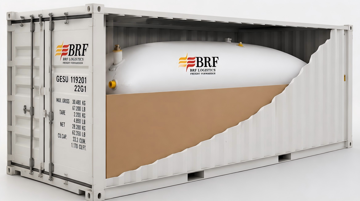 BRF Container Flexitank Bulk Liquid Transportation