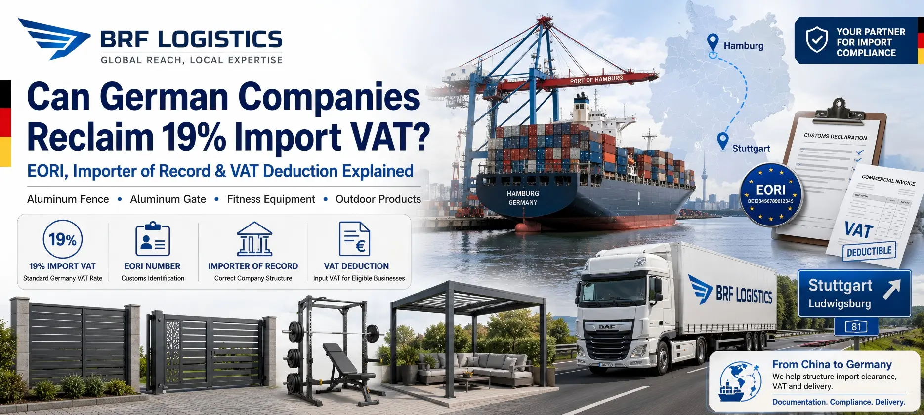 Can German Companies Reclaim 19% Import VAT EORI, Importer of Record & VAT Deduction Explained
