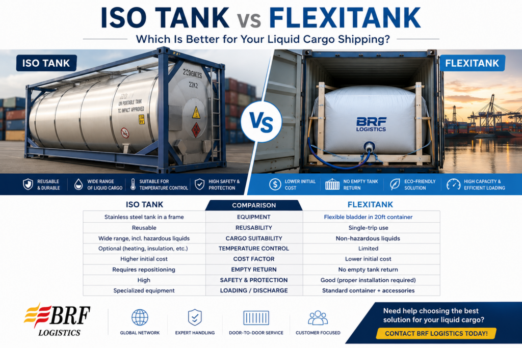 ISO Tank vs Flexitank