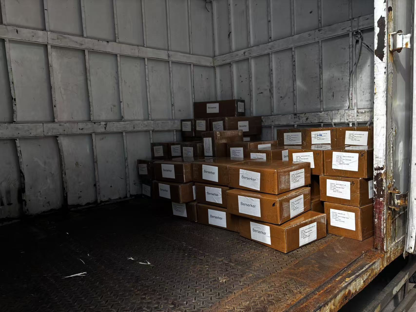 LCL shipment of artificial fish bait from Yantai to Fremantle via Qingdao Port