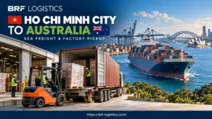 Ho Chi Minh City to Australia shipping with sea freight and factory pickup – BRF Logistics